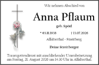 eine Anzeige