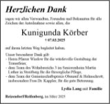 eine Anzeige