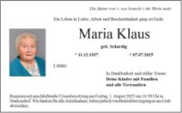 eine Anzeige